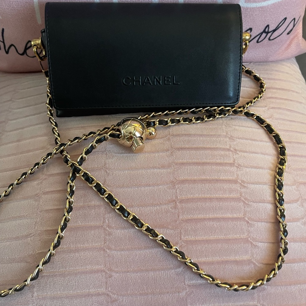 Black Chanel purse